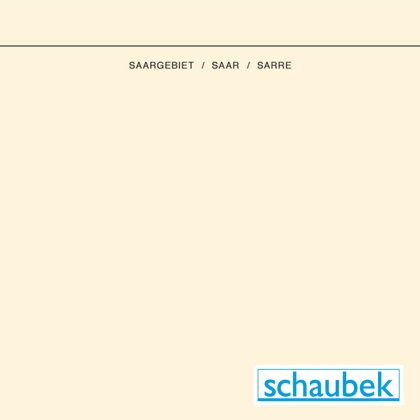Kopftitelblätter Saargebiet - 10 Blatt