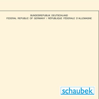 Kopftitel BRD - 10 Blatt