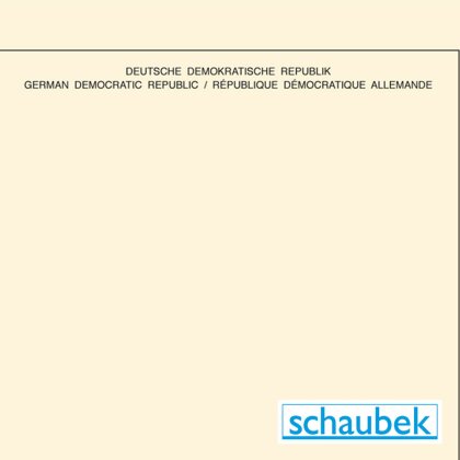 Kopftitelblätter DDR - 10 Blatt