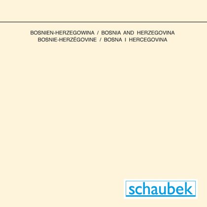 Kopftitelblätter Bosnien-Herzegowina - 10 Blatt