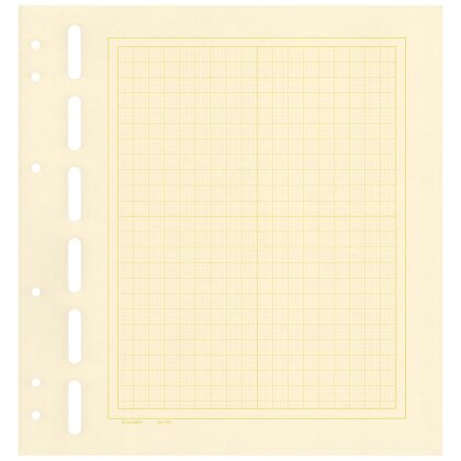 Blankoblätter bb700 - gelblich-weiß mit Rahmen und...