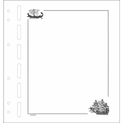 Blankoblätter Schiffe - Paket zu 20 Blatt