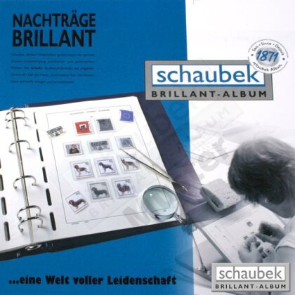 Schaubek set of leaves Naumburger Brief Kurier Dienst 2010-2011 brillant