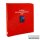 Reliure à vis en simili-cuir rouge avec marquage Fußball-Europameisterschaft 2008